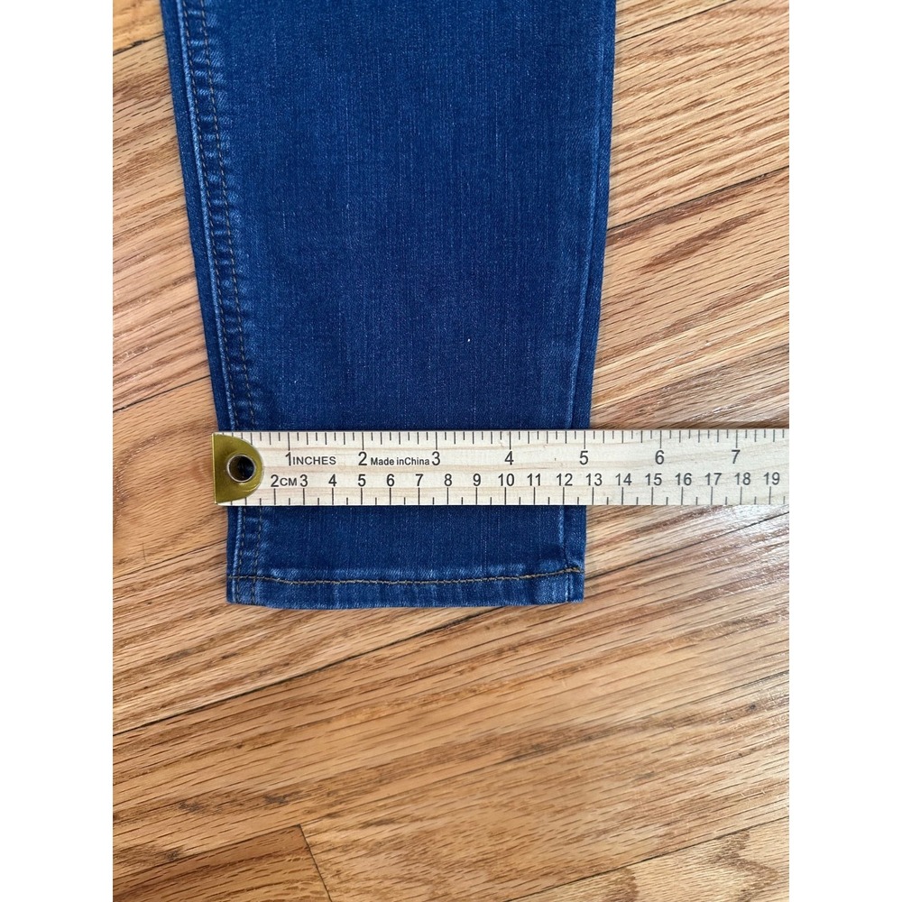 Gap 1969 Easy Leggings Jeans Women's Size 29R Dark‎ Wash Stretch Denim Mid Rise - Picture 8 of 10